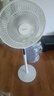 美的（Midea）【闪拆系列】一键闪电拆装直流变频家用语音电风扇一级能效轻音落地扇大风力卧室立式电扇SDJ30BC 实拍图