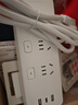 飞利浦（PHILIPS）新国标安全插座 1.8米6插位分控独立开关 USB 12W快充2A1C 宿舍插板/插排/排插/接线板/拖线板 实拍图