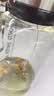 【送杯套】大容量加厚玻璃杯子便携杯茶水分离带杯套泡茶水杯 透明 1000ml吨吨桶 1只装 实拍图