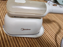 美的（Midea）【超大蒸汽】手持挂烫机/电熨斗22g/min大蒸汽100ml水箱小型家用差旅便携熨烫机拼豆礼物YBJ12JD 实拍图
