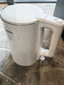 美的（Midea）电热水壶家用烧水壶泡茶0涂层食品级304不锈钢自动断电双层防烫全钢无缝1.5L大容量 MK-HJ1566 实拍图