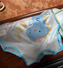 贝瑞加（Babyprints）围兜儿童罩衣幼儿园吃饭宝宝围嘴防溅防水反穿衣口水兜无袖两件 实拍图