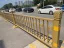 拉瑞斯市政锌钢护栏城市道路护栏公路中央防撞隔离栏人车分流交通栏杆 白色 实拍图