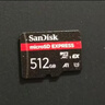 闪迪（SanDisk）512GB TF(MicroSD Express)内存卡 读880MB/s 写650MB/s 适配运动相机无人机 Switch2游戏机存储卡 实拍图