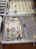 禧天龙塑料衣物收纳箱书籍储物箱65L 透明  1个装 不带轮 实拍图