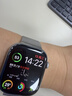Apple/苹果 Watch S11 智能手表GPS款46毫米深空灰色铝金属表壳黑色运动型表带M/L MEVP4CH/B情人节 实拍图