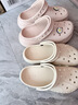 卡骆驰（CROCS）贝雅云彩女士洞洞鞋休闲鞋|208186 冬日白-11S   36 /37(230mm) 实拍图