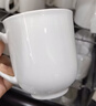 陶相惠 茶杯骨瓷办公杯会议杯陶瓷盖杯开会杯子商务办公水杯带盖10只装 实拍图