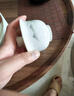 韵化羊脂玉瓷陶瓷盖碗单个悬停敬茶杯青花功夫茶具盖子悬浮泡茶碗试用 羊脂玉-水墨江山-悬停三才盖碗 实拍图