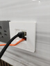 绿联超六类网络模块 CAT6A万兆免打带屏蔽模块 RJ45水晶头母座电脑网线插座面板50U镀金连接头 35997 实拍图