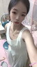 妍莉芬（yanlifen）法式在逃公主吊带连衣裙女2026夏季新款订婚礼服法式小白裙子夏天 白色 S 实拍图
