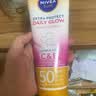 妮维雅（NIVEA）美白防晒霜180ml 防水防汗透气 泰国进口 生日礼物女 实拍图