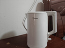 美的（Midea）【价保618】电热水壶烧水壶0涂层食品级304不锈钢自动断电双层防烫全钢无缝1.5L容量 MK-HJ1566 实拍图