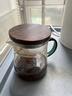 高茗 公道杯耐热玻璃透明一体月牙过滤茶水分离杯泡茶公杯分茶器茶具 月落公杯450ml 实拍图