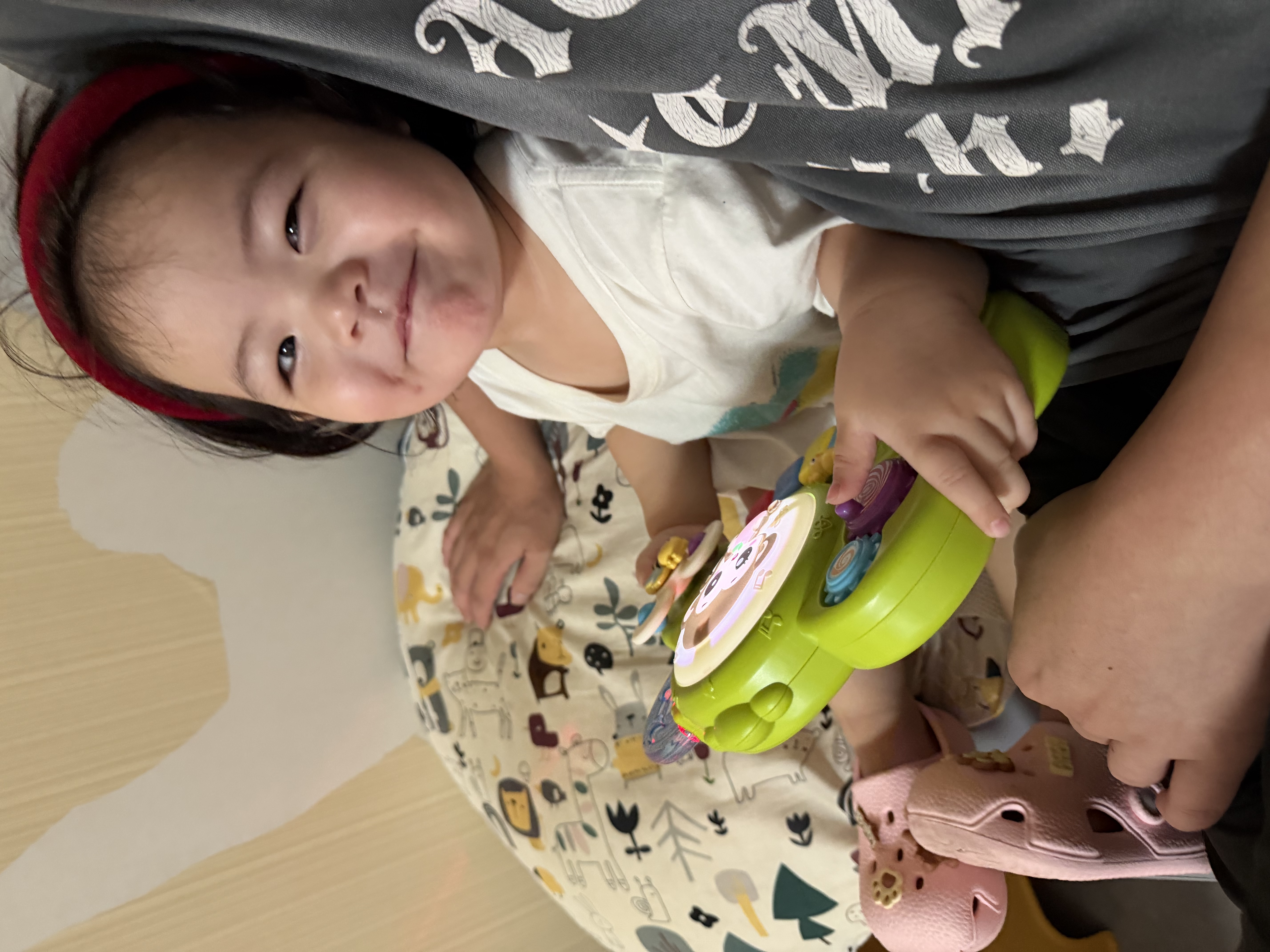 COOKSS婴幼儿手拍鼓电子琴多功能转转乐消耗体力玩具小月龄儿童益智礼物 实拍图