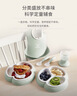 BabyBjorn瑞典进口宝宝分格餐盘婴幼儿餐盘餐具八件套辅食礼盒套装 八件套礼盒 | 浅粉色 实拍图