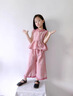 G.duck小黄鸭童装女童夏天套装夏季新款儿童女孩宝宝时尚夏装洋气衣服 粉色套装 140 (建议125-135cm 7-8周岁） 实拍图