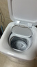 海尔（Haier）波轮小型洗衣机全自动3公斤60℃除菌螨家用母婴儿童内衣迷你洗脱一体童锁LED触控玻璃盖以旧换新 【小小神童】15分钟速洗+除螨洗+超净洗 浓缩洗 波轮 实拍图