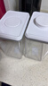 佳帮手按压式密封罐食品级杂粮收纳盒面粉宠物粮防潮储物罐1750ml2只装 实拍图