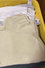 优衣库棉莫代尔混纺POLO领针织衫/短袖女装26春夏新款484607 42 浅黄色 S 实拍图