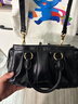 CHARLES&KEITH褶皱包挂手提小方包波士顿包生日礼物送女友CK2-30671820 Black黑色 S 实拍图