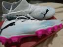 彪马（PUMA）FG/AG长钉训练足球鞋男子天然草坪钉鞋FUTURE 107180 闪光蓝-白-致橙色-01 40.5 实拍图
