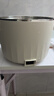 美的（Midea）电煮锅 0涂层不锈钢 宿舍小电锅 多功能家用宿舍泡面小火锅 2.6L蒸煮一体电热锅 XZC2066G 配蒸笼 实拍图