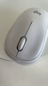 罗技（Logitech）M221 轻音鼠标 无线鼠标 办公鼠标 对称鼠标 带无线微型接收器 米白色 实拍图