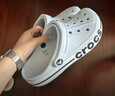 卡骆驰（CROCS）贝雅卡骆班洞洞鞋轻便耐磨一脚蹬休闲鞋女鞋时尚沙滩鞋|205089 矿物蓝-4JQ 39 (240mm) 实拍图