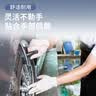 乌斯京一次性手套丁腈手套100只大码橡胶食品级加厚耐用厨房防护丁晴白 实拍图