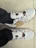 亚瑟士ASICS男女户外舒适透气慢跑鞋 GEL-KAHANA 8 FL 白色/蓝紫色 41.5 实拍图