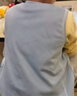 舒贝怡婴儿衣服马甲春秋款两面穿儿童背心男女宝宝马夹坎肩上衣蓝  100 实拍图