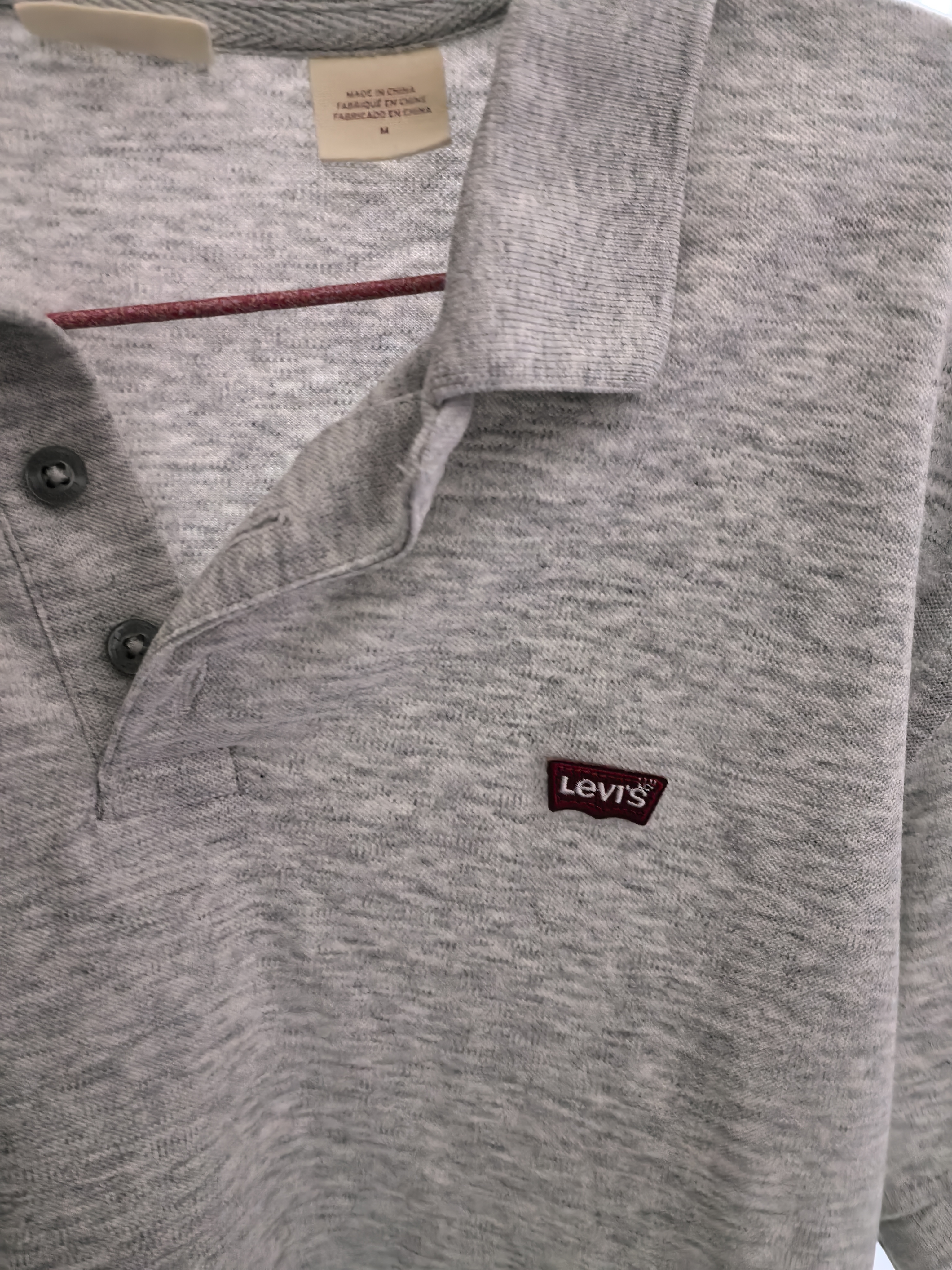 Levi's李维斯冰酷系列男士凉感美式复古经典时尚休闲简约短袖Polo衫 烟黑 004KC-0000 M 实拍图