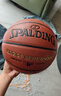 斯伯丁（SPALDING）篮球5号室内外耐磨兼用五号PU材质青少年儿童篮球77-476Y5 实拍图