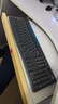 罗技（Logitech）MK275 键鼠套装 无线键鼠套装 办公键鼠套装 全尺寸 商务键鼠套装 带无线2.4G接收器 黑蓝色 实拍图