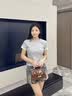 纪诗哲（GIEVSZHE）包包女包轻奢单肩包女2026新款斜挎包 生日情人节礼物送女友 棕色【京仓直发】【当/次日达】 精美礼盒装 实拍图