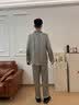 DOEO2026新款真丝睡衣男夏薄款送男友轻奢高级感桑蚕丝家居服礼盒套装 银杏【长袖+长裤】 M 100-120斤 实拍图