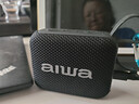 aiwa爱华AH-17 pro【支持U盘TF卡】蓝牙音箱手提便携户外音响家用桌面播放器持久耐用防水黑 实拍图