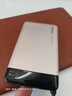 京选京东自有品牌【3C认证可上飞机】10000mAh22.5W自带线充电宝适用苹果/小米17小米华为粉色 实拍图
