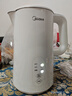 美的（Midea）电水壶热水壶 304/316L不锈钢 家用电热水壶 无缝内胆双层防烫便携式控温烧水壶养生开水壶 1.5L MK-SH15X301 实拍图