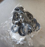 泰姆仕4分6分1寸硅胶橡胶密封圈热水器水管垫片波纹管软垫圈花洒皮平垫 黑色橡胶4分+6分各10个 实拍图