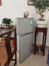 美的（Midea）112L两门小冰箱灰色双温小冰箱迷你家用宿舍租房灵活摆放节能低音深冷速冻 BCD-112CM 实拍图