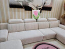 帕布（pabu）高端日式沙发套全包罩弹力防滑防猫抓沙发垫套艺皮沙发防尘盖布巾 奶油白 单人（适用90-140cm长度）单件 实拍图