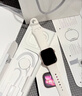 Apple/苹果 Watch S11 智能手表GPS+蜂窝款42毫米玫瑰金色铝金属表壳淡桃粉色运动型表带M/L MF9A4CH/B 实拍图