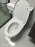 九牧（JOMOO）马桶 家用虹吸式马桶大冲力节水坐便器 防臭瞬冲 易洁抗菌马桶 升级50大管径-双旋无棱11396-305坑 实拍图