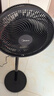 美的（Midea）【超级单品】七叶轻音立式电风扇家用柔风落地扇台式桌面小型风扇大风量节能摇头宿舍电扇 SAF30AB 实拍图