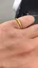 周六福繁樱雅韵古法黄金戒指女求婚戒指生日礼物A0112814 12号 约3.52g 实拍图