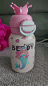 杯具熊（BEDDYBEAR）开口笑双饮盖儿童保温杯带吸管水杯316钢大容量保温壶600ML美人鱼 实拍图