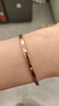 丹尼尔惠灵顿（DanielWellington）[马思纯同款]dw手镯女 闪耀星辰玫瑰金大号开口手镯情侣款DW528 实拍图