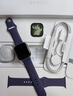 Apple/苹果 Watch S11 智能手表GPS款46毫米银色铝金属表壳雾紫色运动型表带S/M MEVW4CH/B母亲节 实拍图